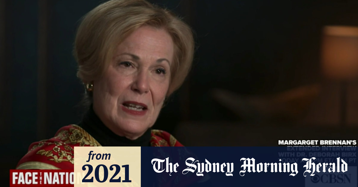 Video Dr Birx tells Face the Nation that misinformation and denial was